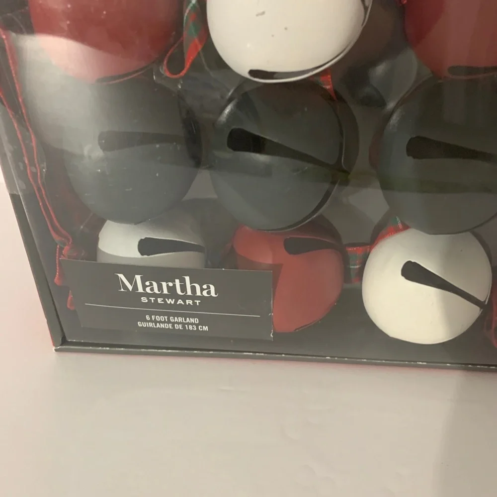 Martha Stewart Christmas Garland Jingle Bells